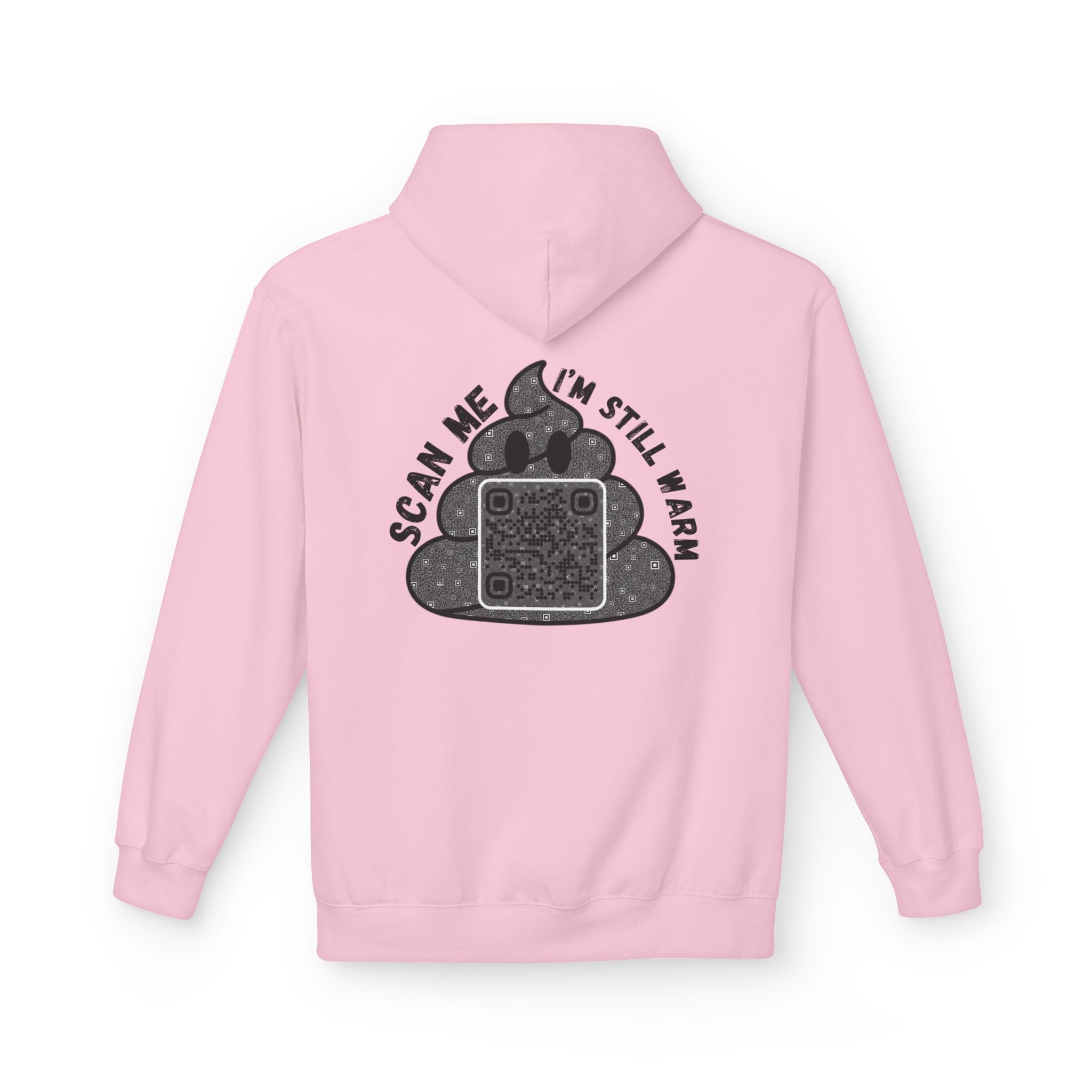 Poop QR Unisex Kangaroo Pockets Hoodie