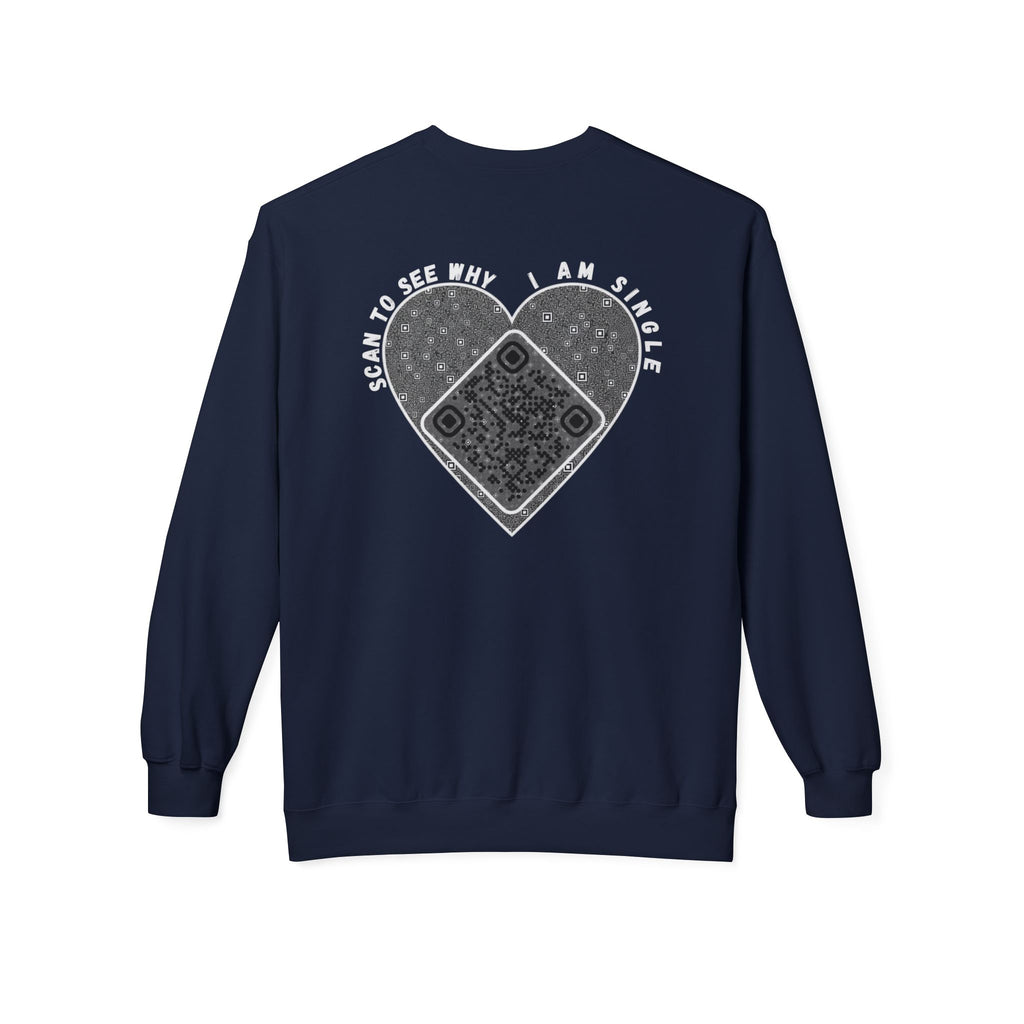 Heart QR Unisex Sweatshirt