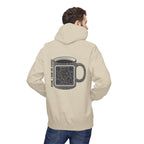 Caffeine QR Unisex Kangaroo Pockets Hoodie