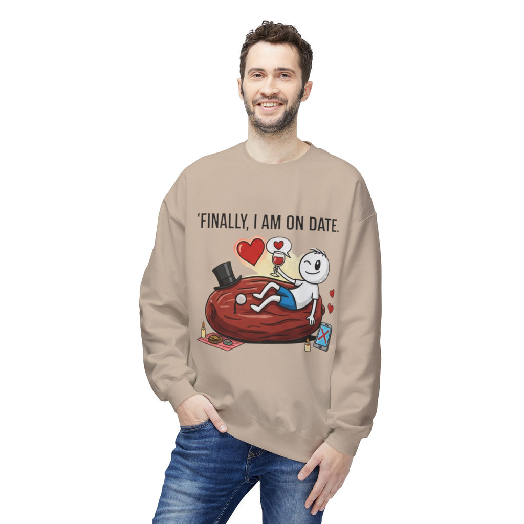 Finally On Date Man Unisex Sweatshirt