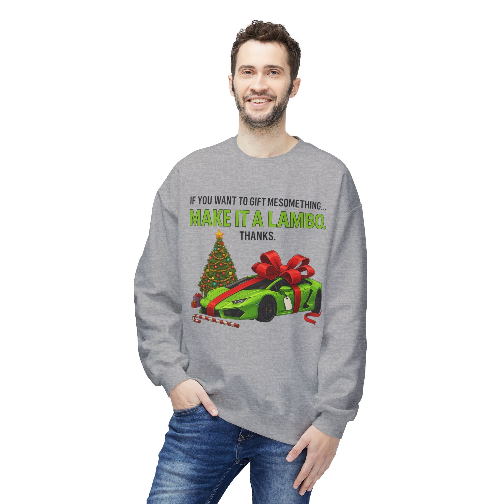 Christmas Gift Make It Lambo Unisex Sweatshirt