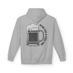 Beer Mug QR Unisex Kangaroo Pockets Hoodie