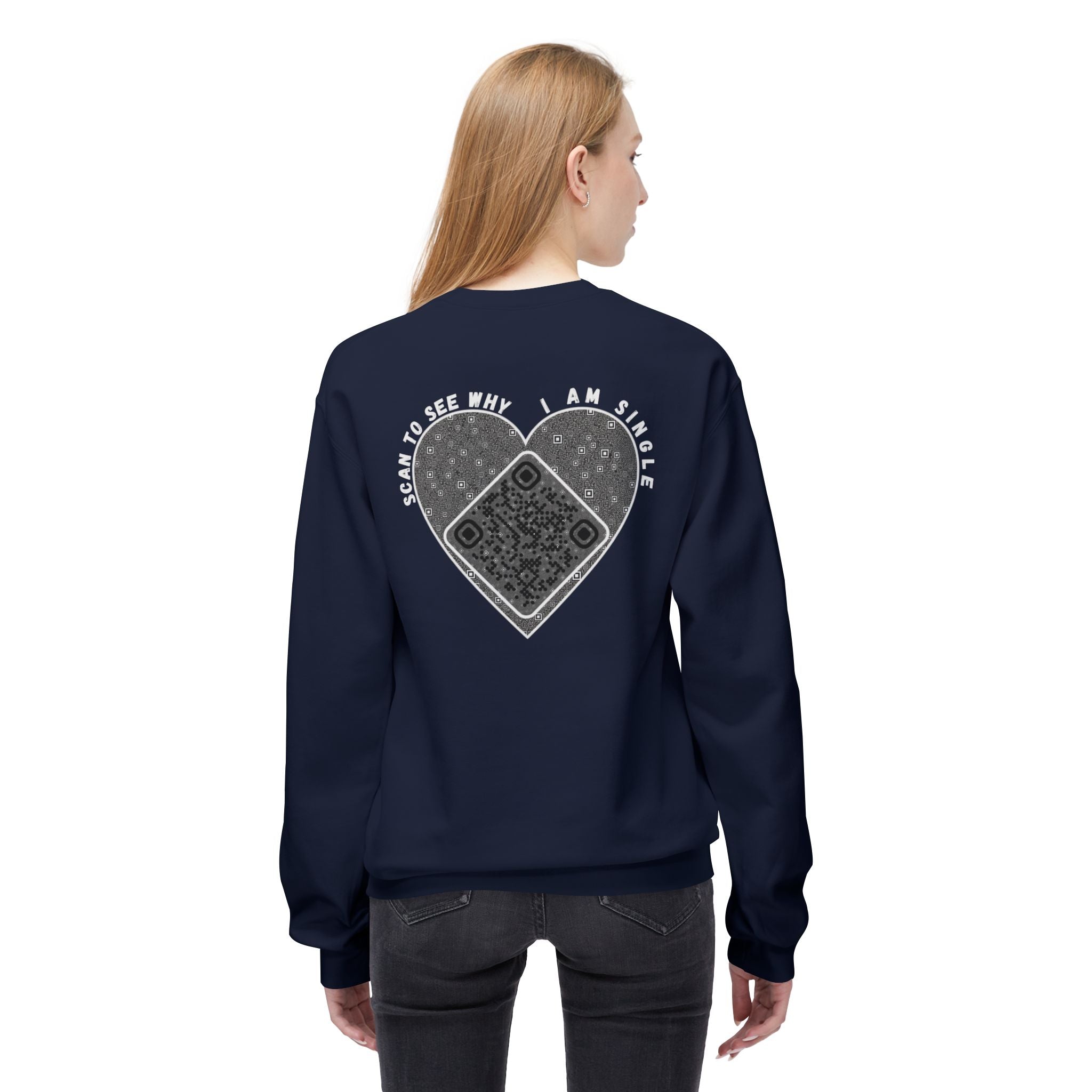 Heart QR Unisex Sweatshirt
