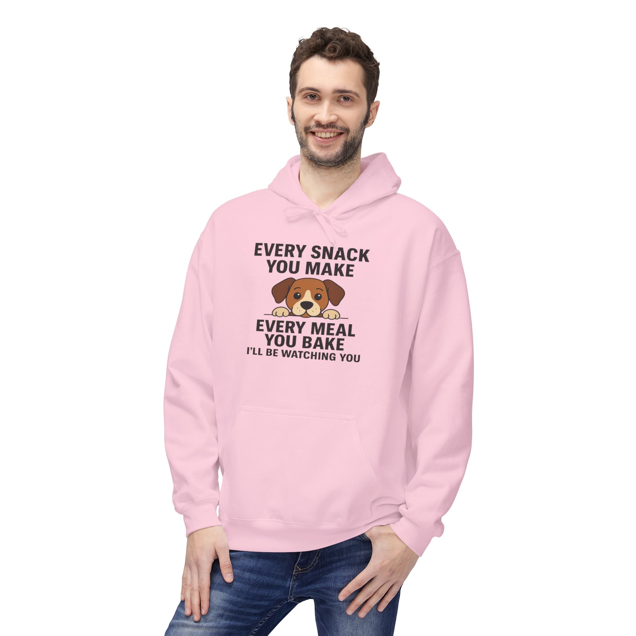 Dog Watching You Unisex Kangaroo Pocket Hoodie