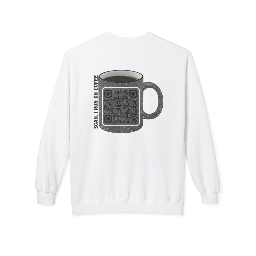 Caffeine QR Unisex Sweatshirt