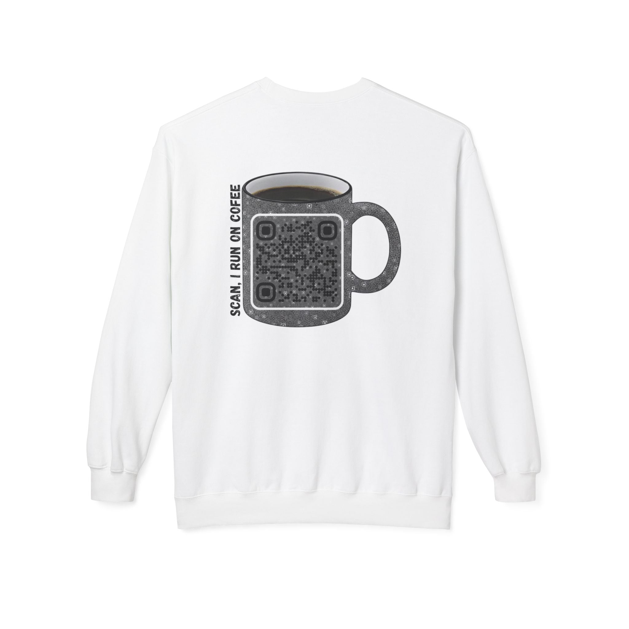 Caffeine QR Unisex Sweatshirt
