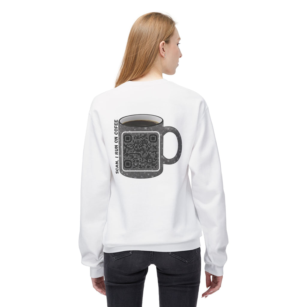 Caffeine QR Unisex Sweatshirt