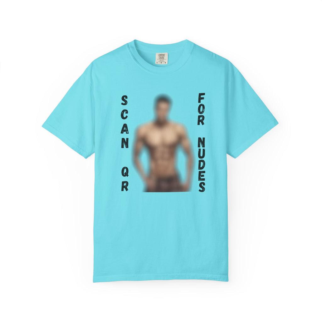 Scan For Nudes QR Man T-Shirt
