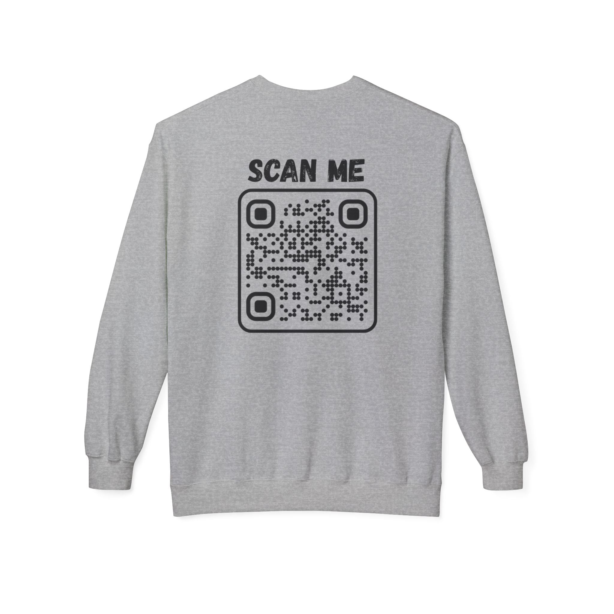 Scan For Nudes QR Man Sweatshirt
