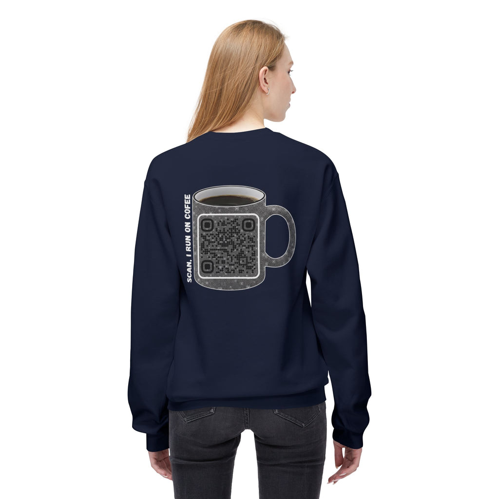 Caffeine QR Unisex Sweatshirt