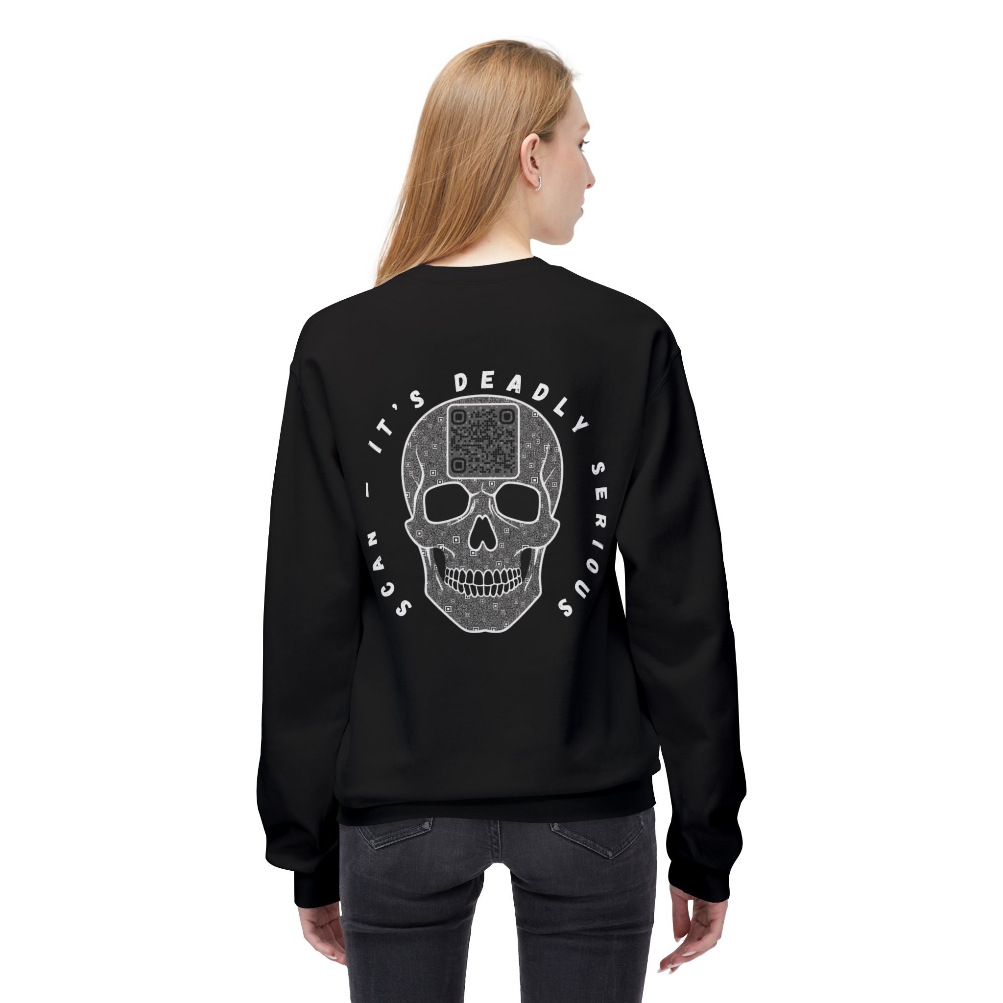 Skull QR Unisex Sweatshirt