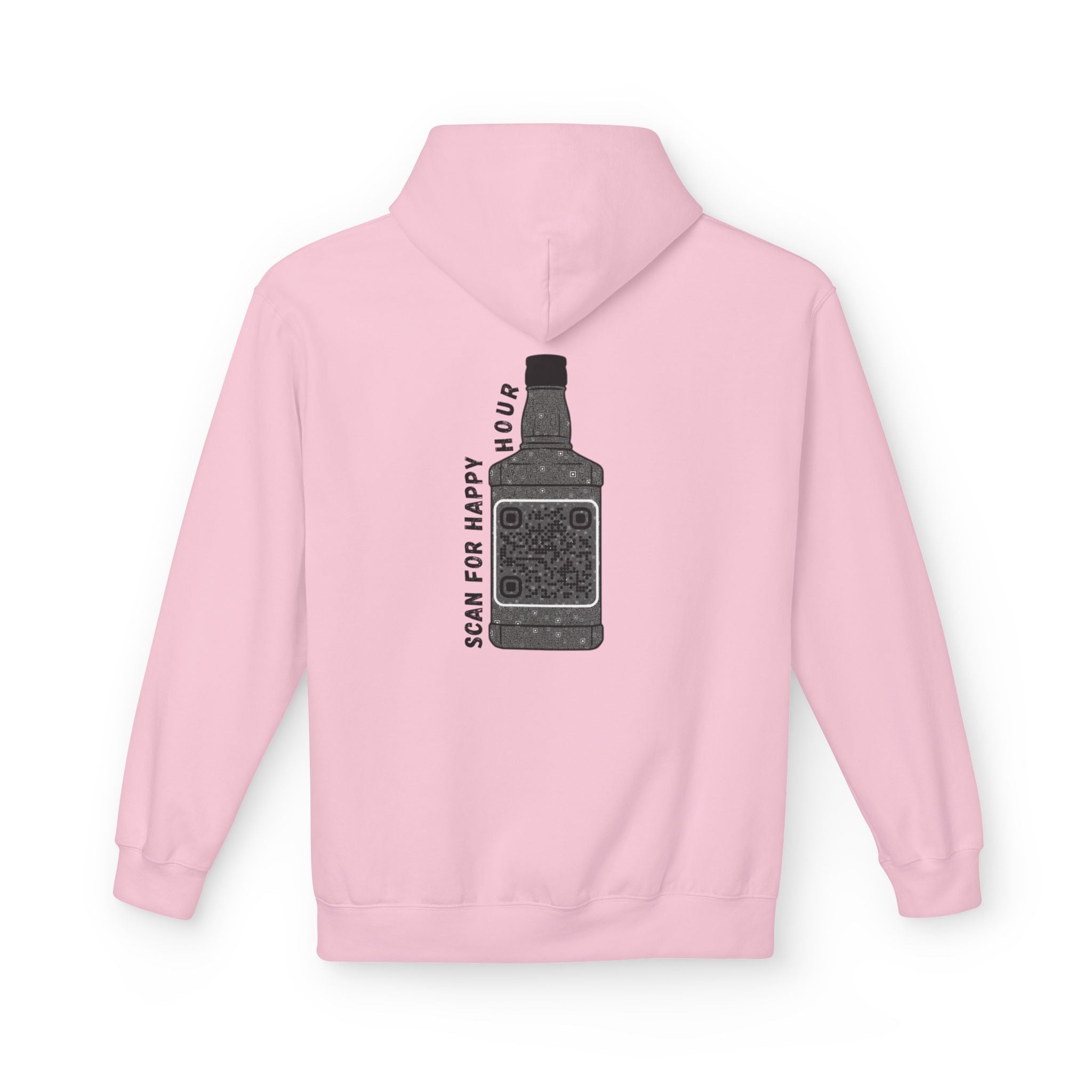 Whiskey QR Unisex Kangaroo Pockets Hoodie