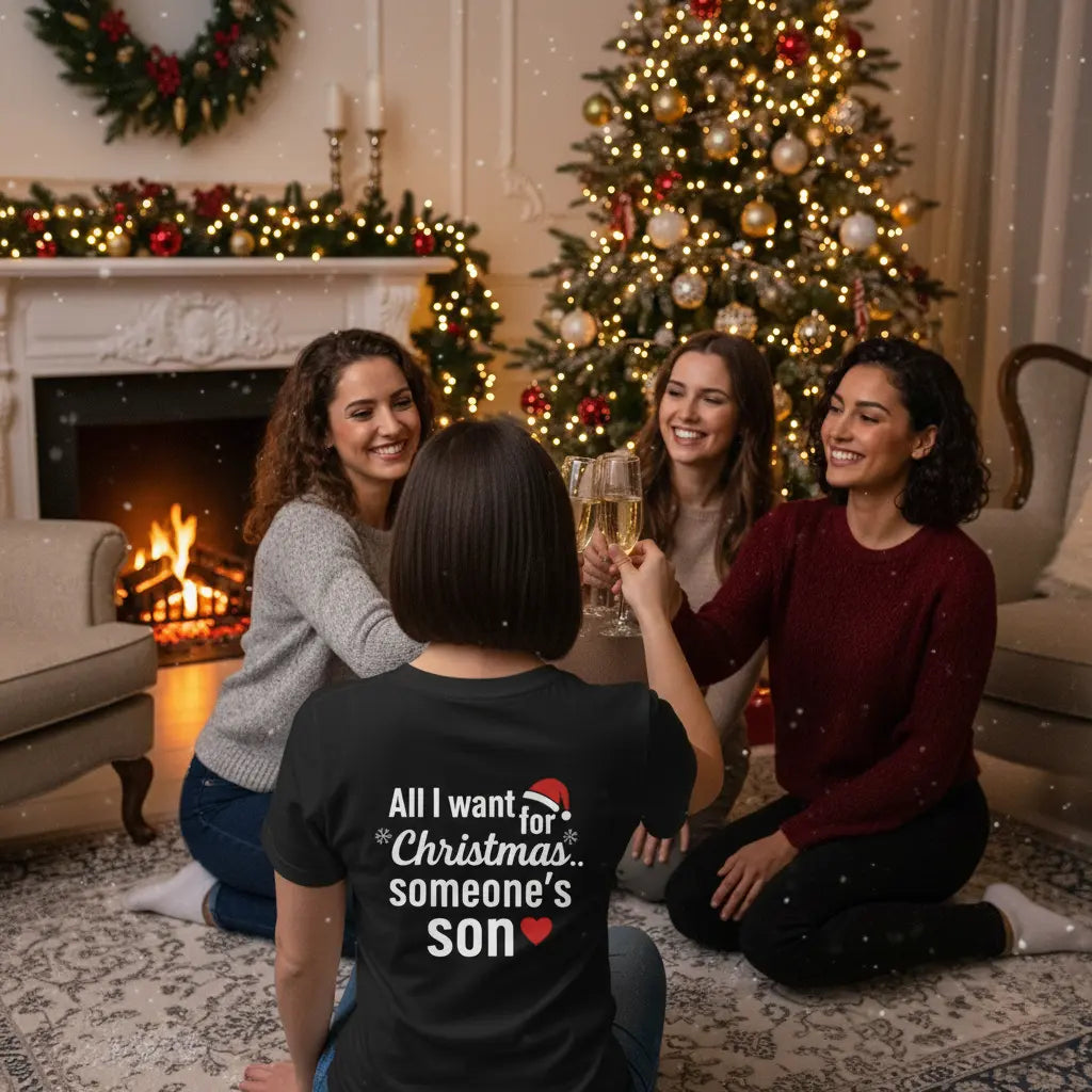 All I want for Christmas someone’s son Women T-Shirt